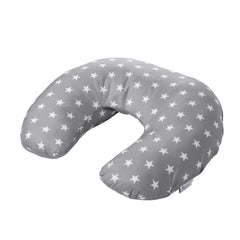Breast Feeding Nursing Pillow  - Grey with Stars (COVER ONLY)