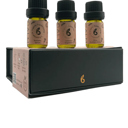 Breathe Calm Essential Oil Set - Stress Relief
