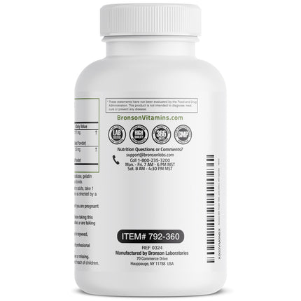 Bronson Milk Thistle Silymarin Marianum & Dandelion Root – Liver Health, Antioxidant Support, Detox | 360 Capsules
