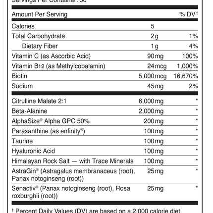 Bucked Up Babe Pre-Workout for Women – Fruit Punch | 30 Servings | 13 oz