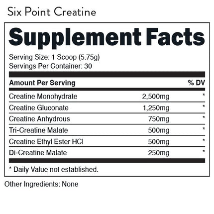 Bucked Up Six Point Creatine™ – Six Types of Creatine for Men & Women