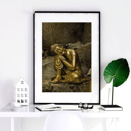 Inspiration quote art | set of 3 Buddha wall art prints