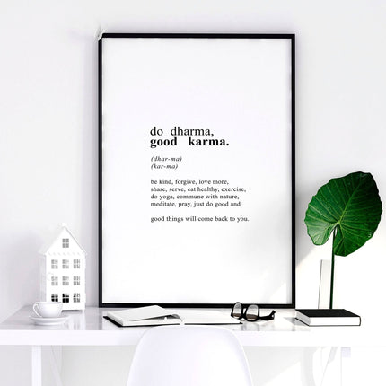 Inspiration quote art | set of 3 Buddha wall art prints