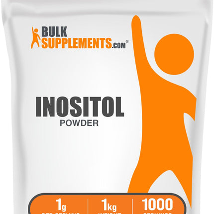 BulkSupplements Inositol Powder 1kg - Unflavored, Gluten Free Vitamin B8 Supplement (1g per Serving)