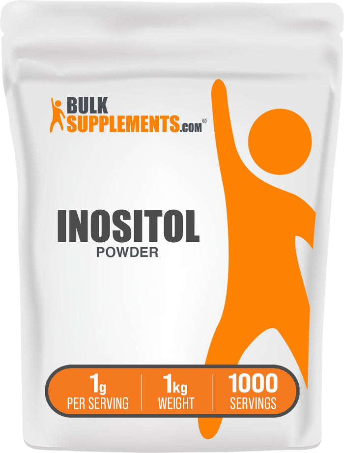 BulkSupplements Inositol Powder 1kg - Unflavored, Gluten Free Vitamin B8 Supplement (1g per Serving)
