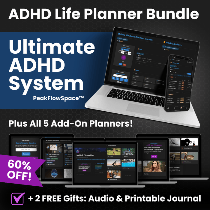 The PeakFlowSpace™ Bundle: Ultimate Planner + All Add-Ons
