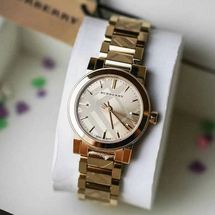 Burberry BU9234 The City Women's Gold Watch