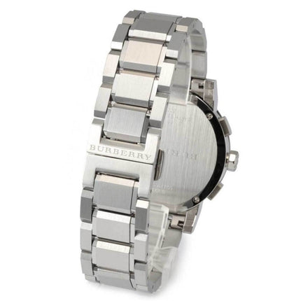 Burberry BU9351 The City Men's Silver & Black Chronograph Watch