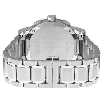 Burberry BU9351 The City Men's Silver & Black Chronograph Watch