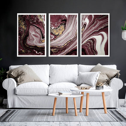 Wall art Marble inspired | set of 3 wall art prints