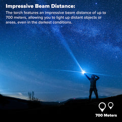 Maplin LED 600 Lumens Lithium Rechargeable Torch