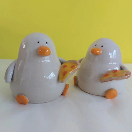 Naomi with the Pepperoni (Pizza Duck)