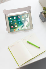 ProperAV Aluminium Construction Fully Adjustable Laptop or Tablet Stand - Silver