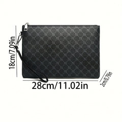 Men's Business Clutch with Wrist Strap.