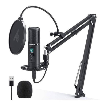 Maono USB Professional Cardioid Microphone with Boom Arm