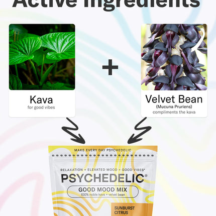 Calming Kava Drink Mix – Sunburst Citrus, 14 Sticks