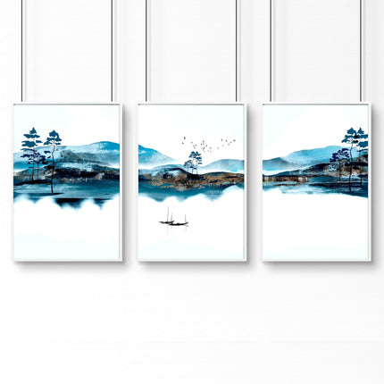 Art wall office | set of 3 framed wall art