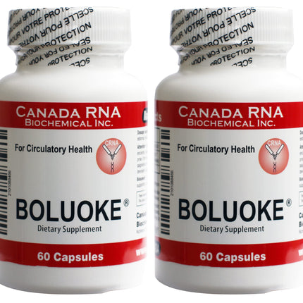 Canada RNA Boluoke 60 Capsules (Pack of 2) – Lumbrokinase Enzyme Supplement