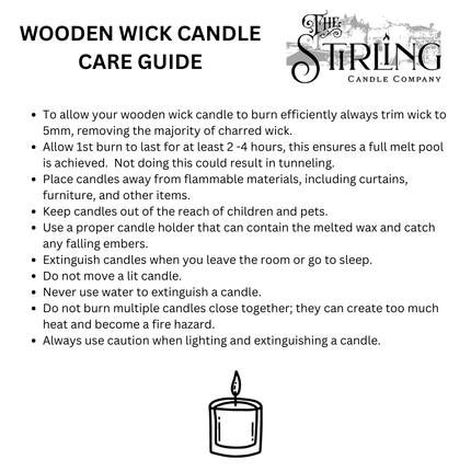 Blushing Orchid - Travel Tin Candle - Wooden Wick