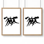 Oak Frame / A4 8.27 x 11.69 in / 21 x 29.7 cm / Satin Photo paper 280 gsm
