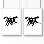 White Frame / A4 8.27 x 11.69 in / 21 x 29.7 cm / Satin Photo paper 280 gsm