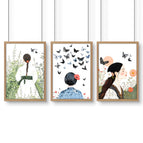Oak Frame / A4 8.27 x 11.69 in / 21 x 29.7 cm / Satin Photo Paper 280 gsm