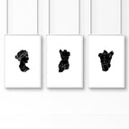 White Frame / A4 8.27 x 11.69 in / 21 x 29.7 cm / Satin Photo Paper 280 gsm