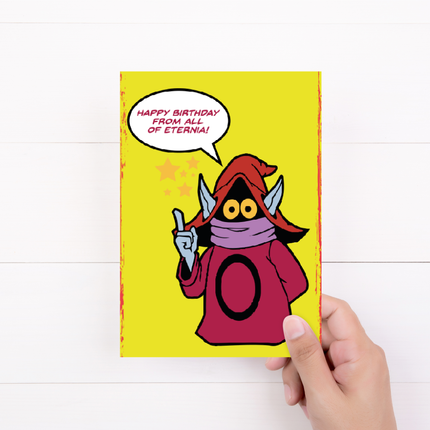 Orko Birthday Card | He-Man | Greeting Card | Retro Birthday Card