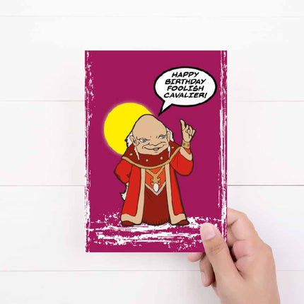 Dungeons and Dragons Birthday Card | Happy Birthday Cavalier | Retro Card