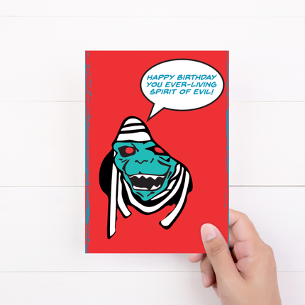 Mumra Birthday Card | Thundercat Greeting Card | Retro Card