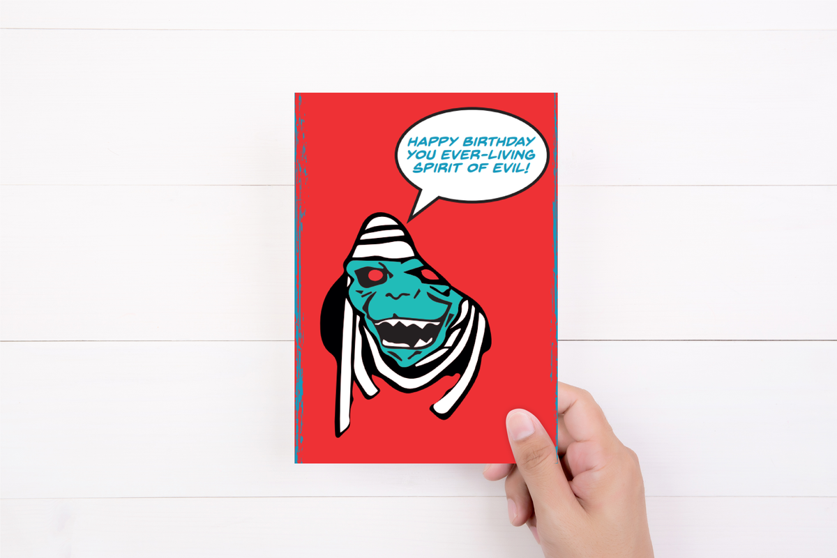 Mumra Birthday Card | Thundercat Greeting Card | Retro Card