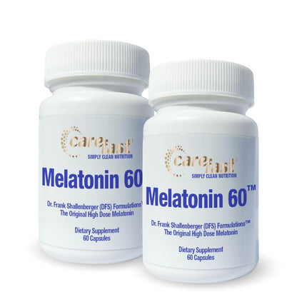 CAREFAST Pure Melatonin 60mg – 120 Capsules | Sleep Aid, Non-Habit Forming