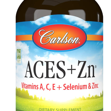 Carlson ACES + Zn Multivitamin with Zinc – Immune Support, Antioxidants, 360 Softgels