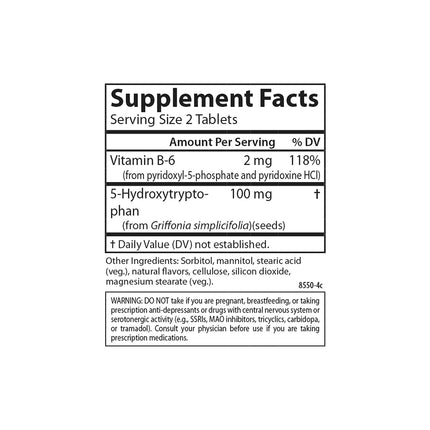 Carlson Healthy Mood 5-HTP Elite 100 mg - Raspberry Chewable (Pack of 2)
