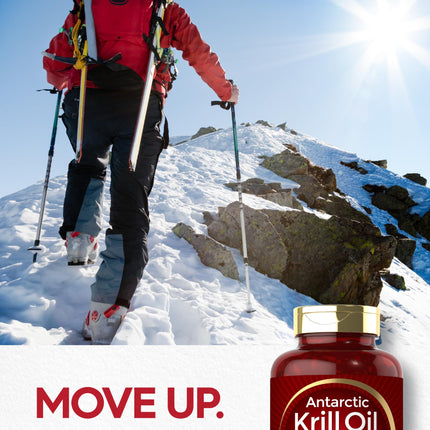 Carlyle Antarctic Krill Oil 2000 mg – 120 Softgels (Pack of 2) | Omega-3 EPA/DHA + Astaxanthin