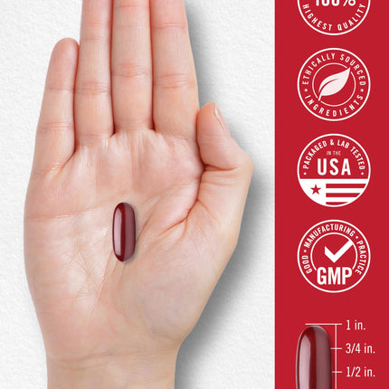 Carlyle Antarctic Krill Oil 2000 mg | 120 Softgels | Omega-3 EPA/DHA + Astaxanthin | Lab Tested