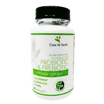 Casa de Sante Low FODMAP Synbiotic Probiotic & Prebiotic (60 Caps)
