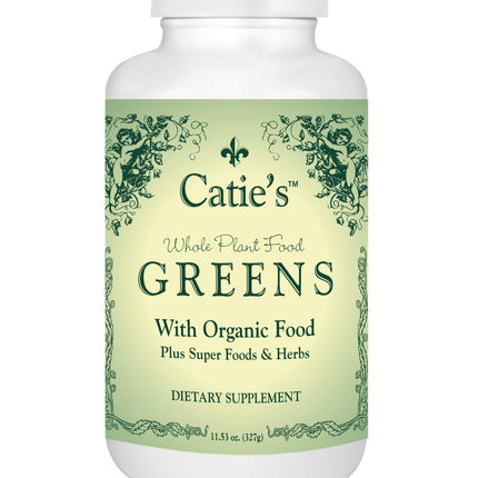 Catie's Organic Greens – Vegan, Non-GMO Green Superfood (12 oz, 30 Servings)