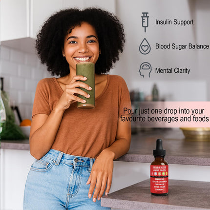Cavora Ceylon Cinnamon Berberine Liquid Drops – Plant-Based Daily Wellness