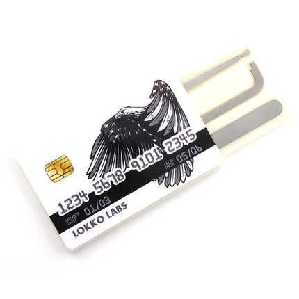Beginners Lock Pick Set in a box: Complete Lock Pick Kit, Spy Card Kit + Practice Locks and Dummies guide by Lokko