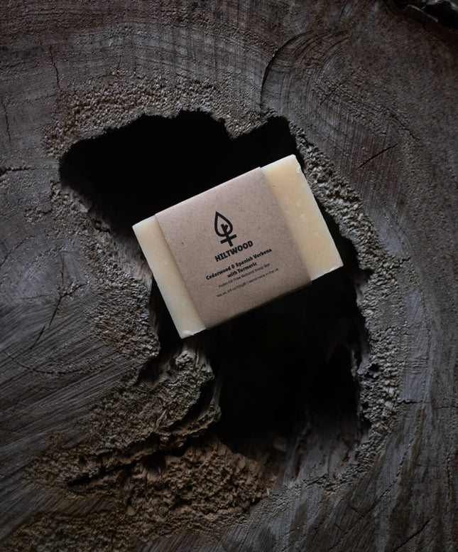 Cedarwood & Spanish Verbena with Turmeric Natural Soap Bar