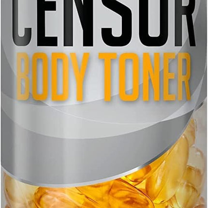 Censor - Fat Loss & Body Toning Supplement with CLA, Omega 3-6-9, 180 Softgels