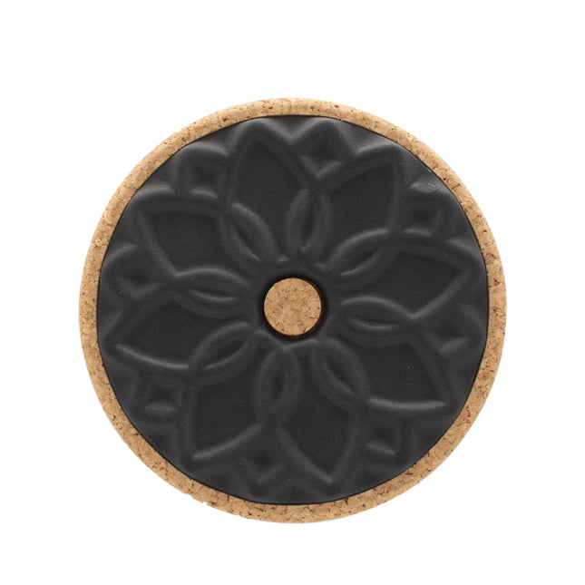 Ceramic Hot Pot Stand Elvira - Black
