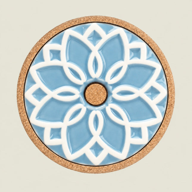 Ceramic Hot Pot Stand Elvira - Blue