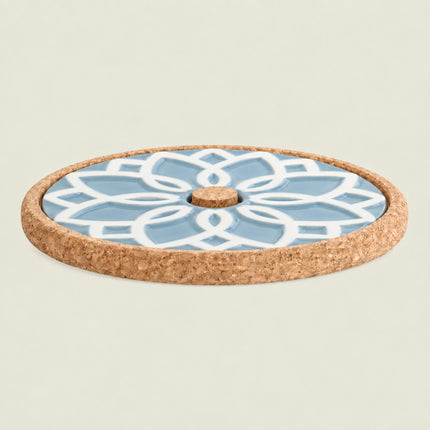 Ceramic Hot Pot Stand Elvira - Blue