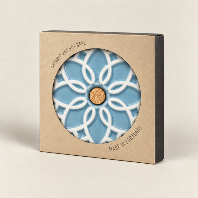 Ceramic Hot Pot Stand Elvira - Blue