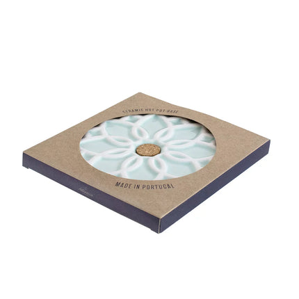 Ceramic Hot Pot Stand Elvira - Mint