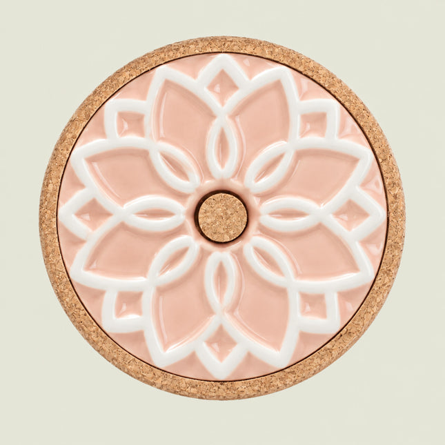 Ceramic Hot Pot Stand Elvira - Pink