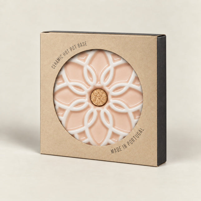 Ceramic Hot Pot Stand Elvira - Pink