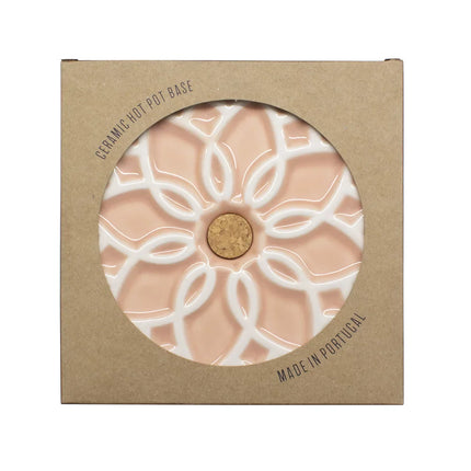 Ceramic Hot Pot Stand Elvira - Pink